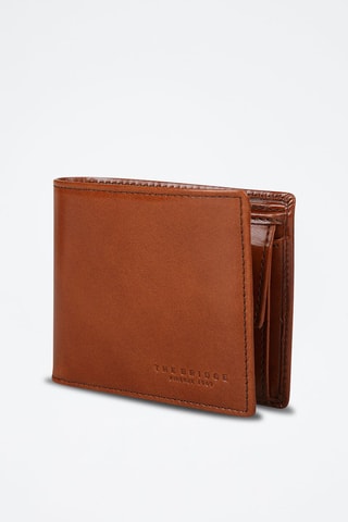 Portefeuille en cuir Lorenzo - Marron