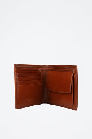 Portefeuille en cuir Lorenzo - Marron