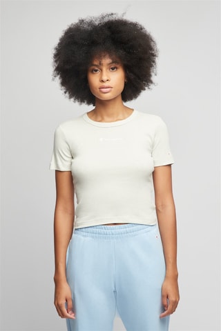 T-shirt - Ecru - Blanc et rouge