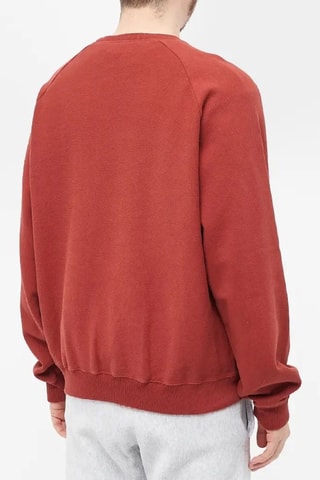 Sweat - Rouge brique - Blanc, rouge et bleu
