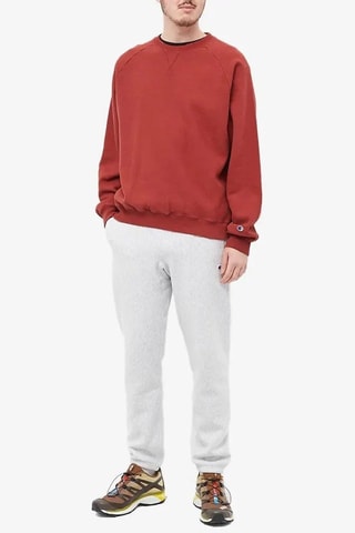 Sweat - Rouge brique - Blanc, rouge et bleu