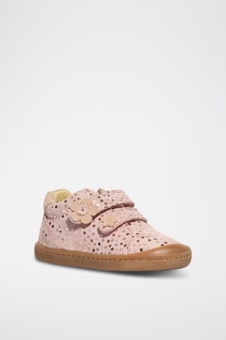 Baskets en nubuck Baby Snail For Change - Rose