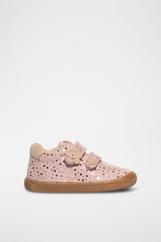 Baskets en nubuck Baby Snail For Change - Rose
