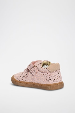 Baskets en nubuck Baby Snail For Change - Rose