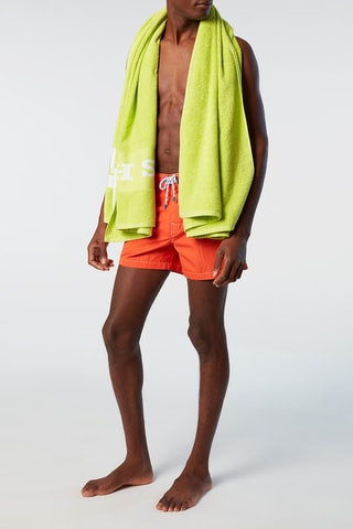 Short de bain - North Sails - Blanc, bleu et orange