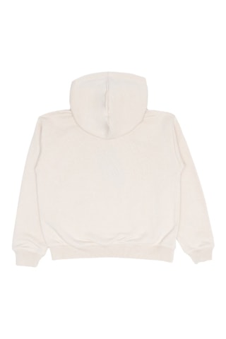Sweat à capuche - Beige - Blanc, beige et bleu