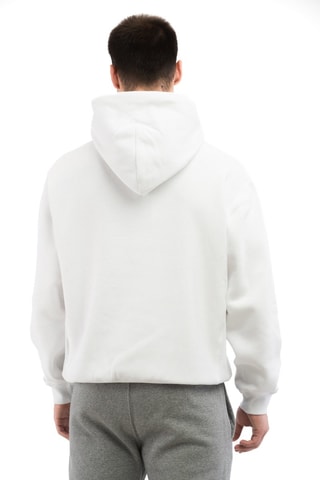 Sweat à capuche - Blanc - Blanc, bleu et rose