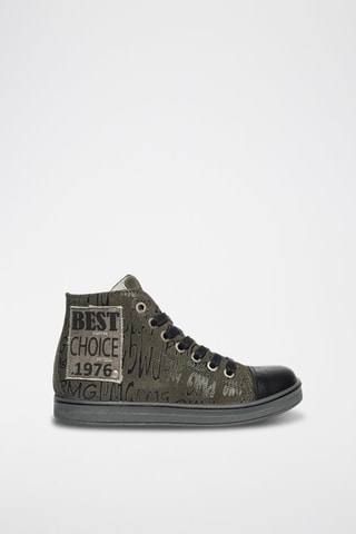 Baskets montantes en nubuck Barth 28 Prim - Gris