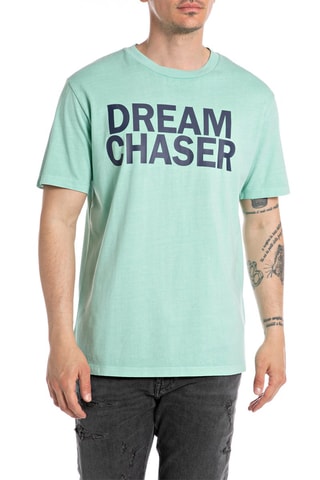 T-shirt - Replay - Noir et vert