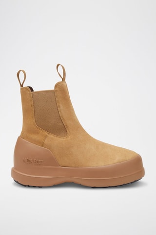 Bottines Chelsea en nubuck Luna - Moon Boot - Marron