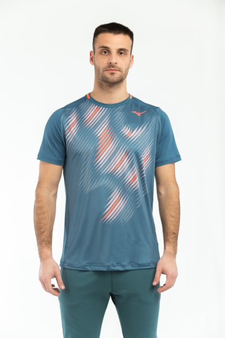Tshirt Shadow Graphic - Bleu
