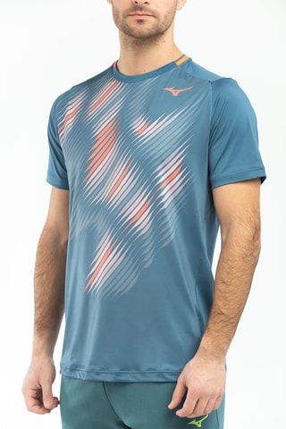 Tshirt Shadow Graphic - Bleu