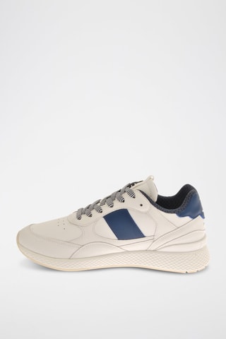 Sneakers en cuir - Beige