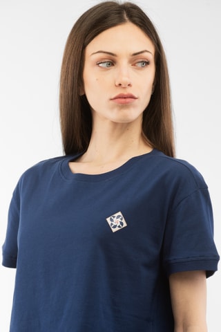 Crop top Sartoria - Bleu