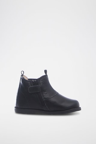 Boots en cuir nappa Winter Wood - Noir