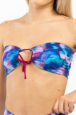 Haut de maillot coques réversible - North Sails - Bleu, violet et rose