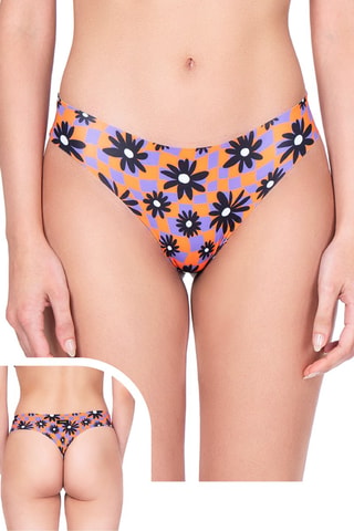 Bas de maillot - F**K - Orange et violet