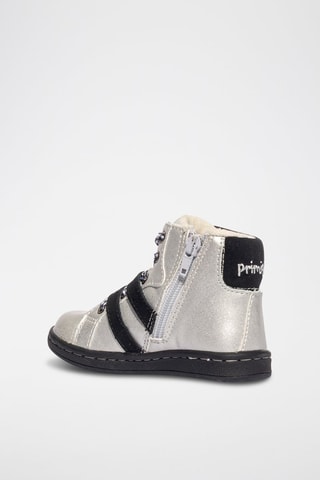 Baskets montantes Baby Stars - Noir et gris