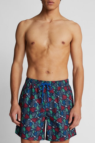 Short de bain - North Sails - Blanc, rouge, bleu et vert