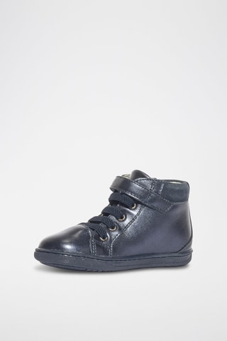 Bottines en cuir Baby Box - Bleu marine