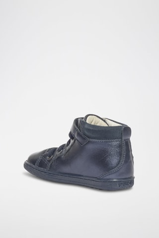 Bottines en cuir Baby Box - Bleu marine