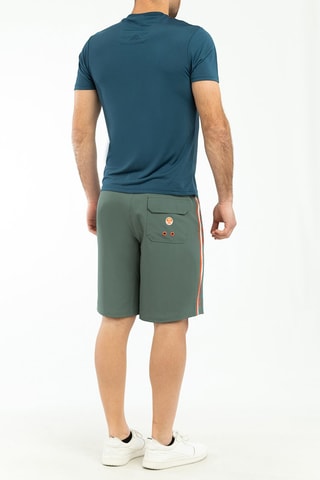 Short de bain - North Sails - Blanc, vert et orange