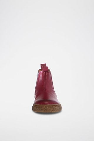 Bottines Chelsea en cuir nappa Figus - Naturino - Rouge