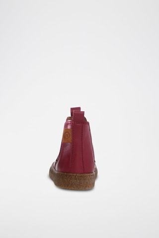 Bottines Chelsea en cuir nappa Figus - Naturino - Rouge
