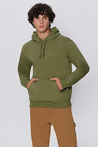 Sweat à capuche - Kaki - Vert