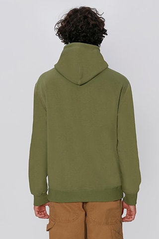 Sweat à capuche - Kaki - Vert