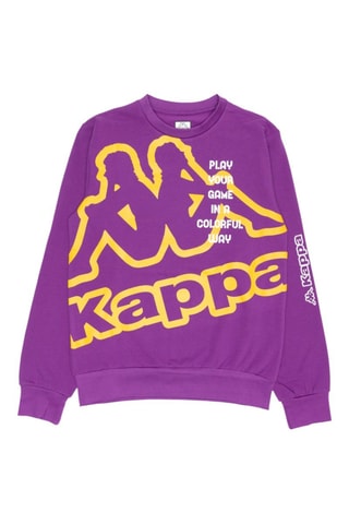 Sweat et pantalon - Kappa - Blanc, noir, jaune et violet