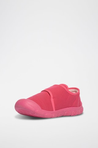 Tennis Slippers - Blanc et rose