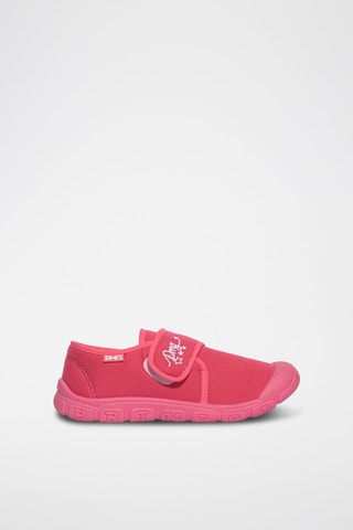 Tennis Slippers - Blanc et rose