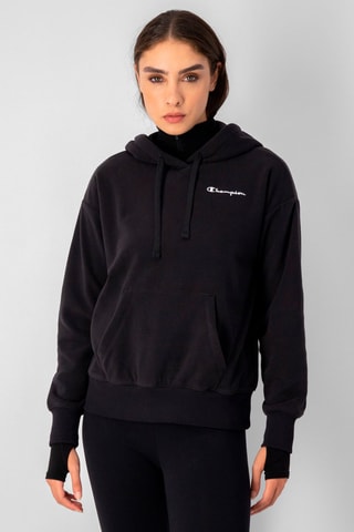 Sweat à capuche - Champion - Noir et blanc