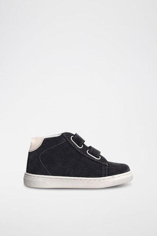 Boots en cuir Pinn High - Blanc et bleu