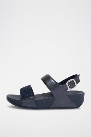 Sandales compensées Lulu - Bleu marine