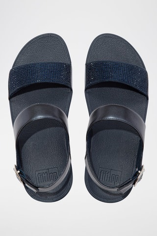 Sandales compensées Lulu - Bleu marine