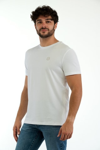 T-shirt slim - Blanc