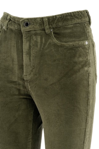 Pantalon wide legs en velours - Vert