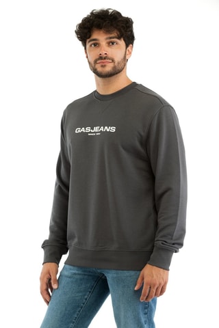 Sweat regular - Gris foncé