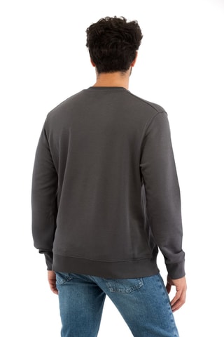Sweat regular - Gris foncé