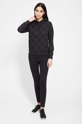 Sweat à capuche - Noir - Noir et gris