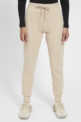 Pantalon - Beige - Blanc, beige et rouge