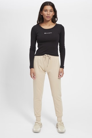 Pantalon - Beige - Blanc, beige et rouge
