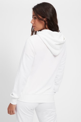 Sweat à capuche - Blanc - Blanc, rouge, bleu et orange