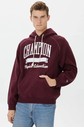 Sweat à capuche - Bordeaux - Rouge
