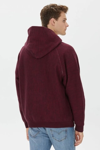 Sweat à capuche - Bordeaux - Rouge