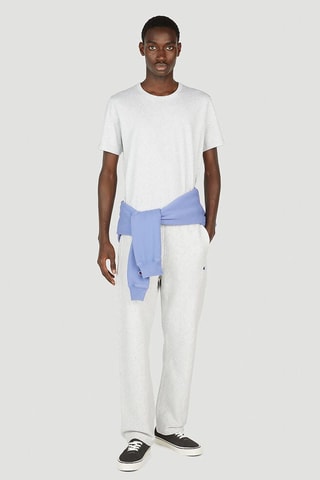 Pantalon droit - Gris clair - Gris