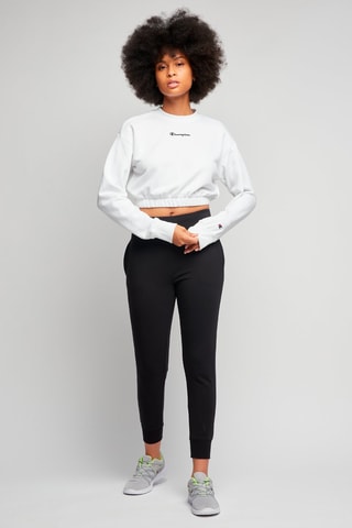 Crop top - Blanc - Blanc, noir et rouge
