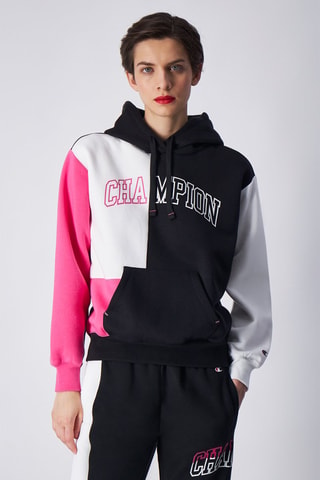 Sweat à capuche Color Punch - Noir et blanc - Blanc et noir
